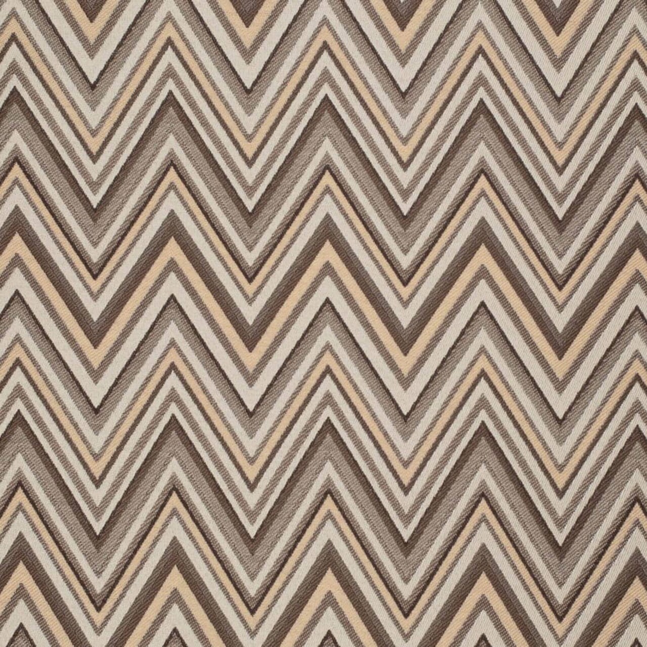 Mocha - Brown Abstract Geometric,herringbone Chevron Upholstery Fabric 54 Inches"